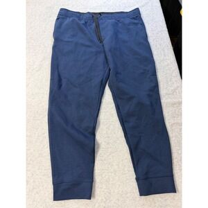 Members Mark Everyday‎ Active Jogger Navy Blue Double Knit Stretch XL NWT